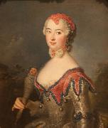 antoine pesne Portrait of Charlota Fredrika Sparre oil painting artist